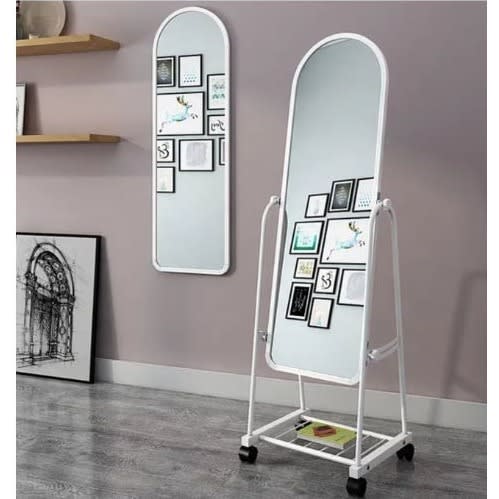 Standing Dressing Mirror - White