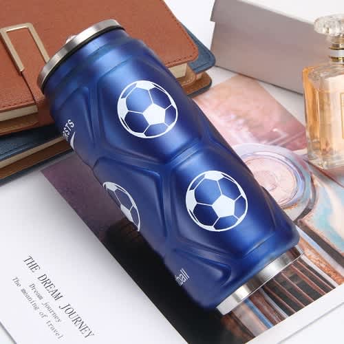 Football Vaccum Cup - Blue