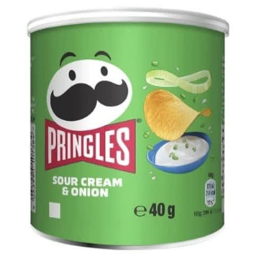 Pringles Sour Cream & Onion - 40g - 12 Pieces