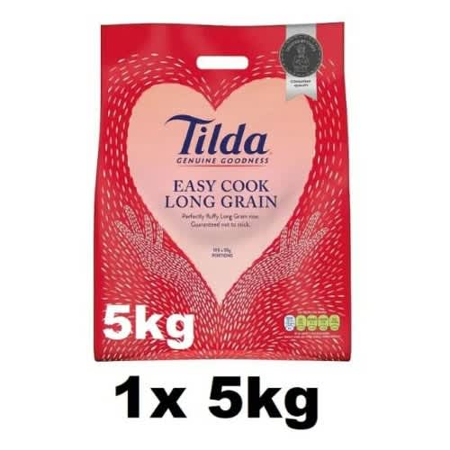 Tilda Easy Cook Long Grain Rice 5kg