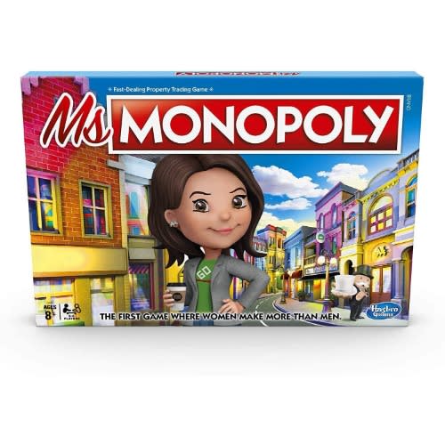 Ms Monopoly Board Game For Ages 8 & Up