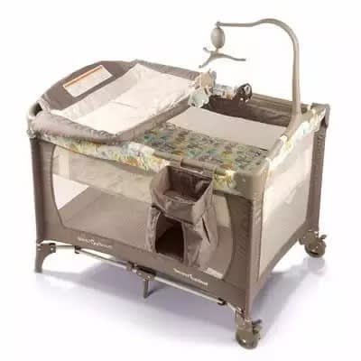 Play Yard Travel Cot Multicolour