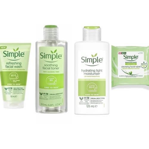 Hydrating Light Moisturizer - Facial Wash - Soothing Toner - Cleansing Wipe