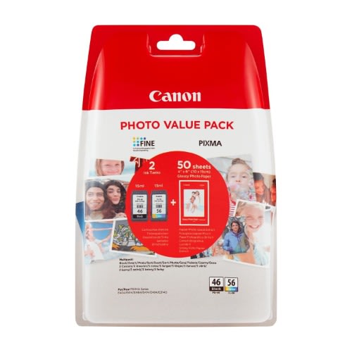 Canon Pg-46/cl-56 Original Photo Value Pack