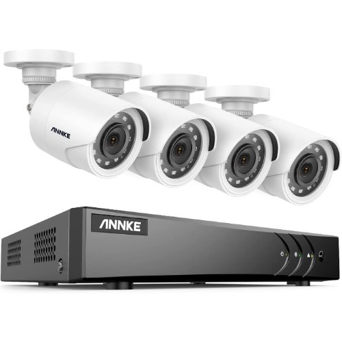 Annke - 8ch 5mp Lite Wired Security Camera System - H.265+ Ai Dvr
