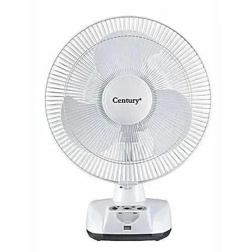 Century Rechargeable Table Fan 12"