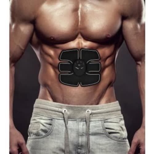 Six Mode EMS Muscle Training Gear Stimulator - Black
