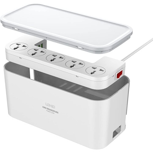 Management Power Strip Box Scw5354 - With 5 Outlets And 3 Usb Port - 2m