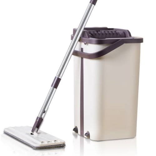 Automatic Microfiber Squeeze Mop With Bucket
