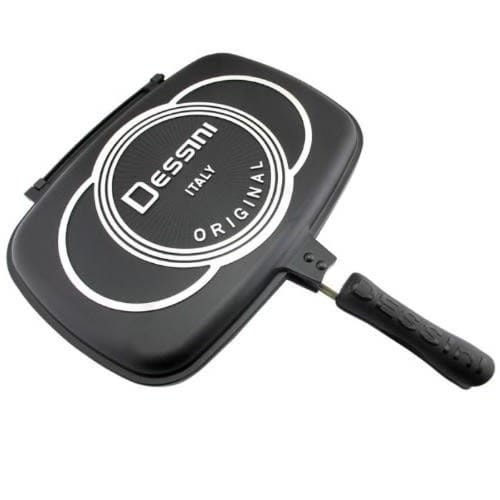Aluminum Two-sided Double Grill Non-stick Pressure Pan