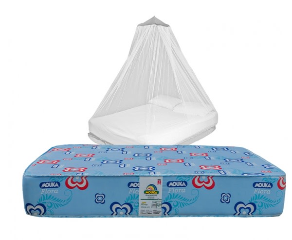 Foam Flora Mattress 6ft X 6ft X 10" Blue