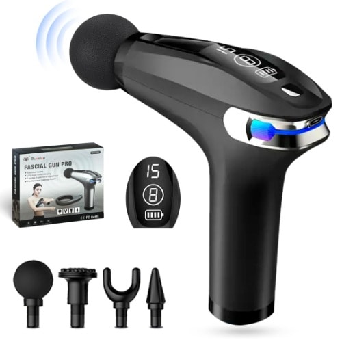 Blueidea Pro Deep Tissue Therapy Pain Relief Rechargeable Muscle Massager Gun