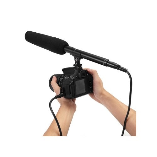 Super Uni-directional Condenser Microphone & Boom Mic For Camera