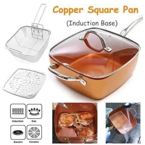 Copper Square Pan
