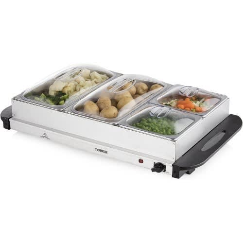 Four Buffet Server And Plate Warmer - 300w
