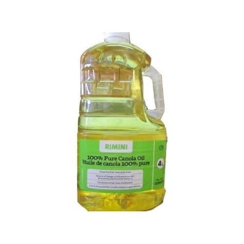 100% Pure Canola Oil 4 Litres - Pack Of 2
