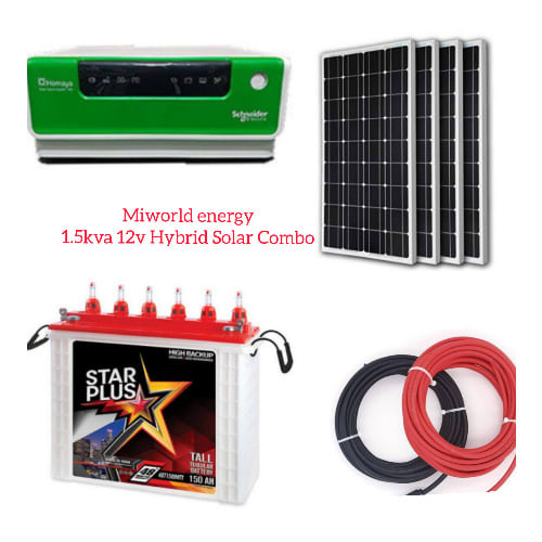 1.5kva 12v Hybrid Solar Combo