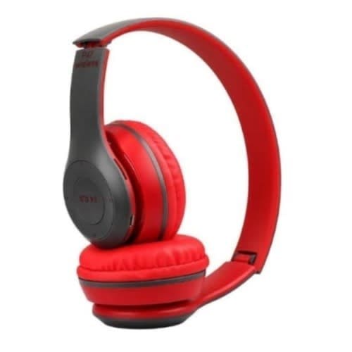 P47 Wireless Foldable Headphones - Red