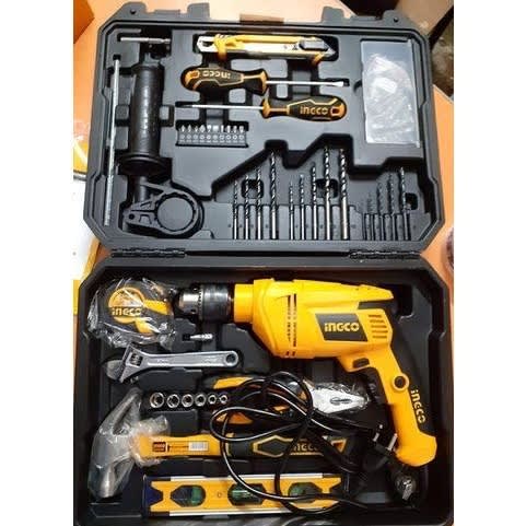 Tools Set With 13mm Impact Drilling Machine