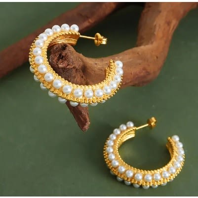 Marka Pearl Earrings