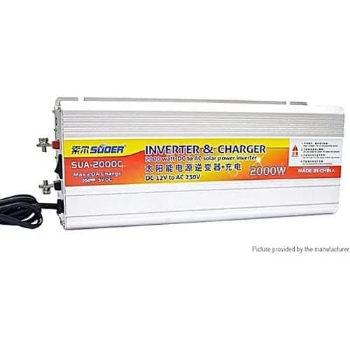 Suoer Inverter With Inbuilt Charger - 2000W 12v