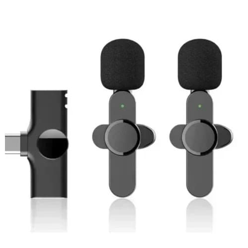 K9 Wireless Lavalier Double Microphone For Smartphones