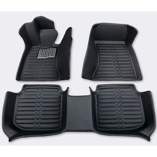 Car Leather Foot Mat / Customize 5d Car Floor Mat  - Honda Accord 08 - 2012