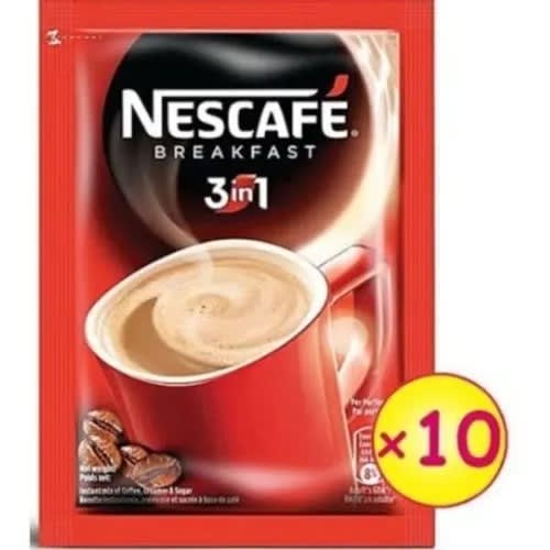 Nescafe Coffee - 3 In 1 - 10 Pieces