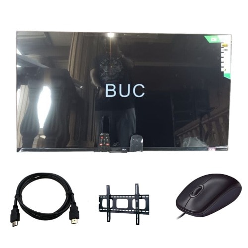 Buc 32'' Smart With Free Hdmi Cable / wall Hange And Mouse