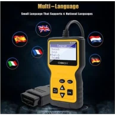 V310 Obd Ii Diagnostic Tool - Car Scanner, Code Reader & Eraser For Obd Ii Diagnostics