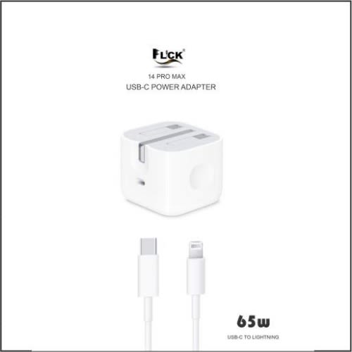 Flick 14 Pro Max 65w Usb-c Fast Charger - White