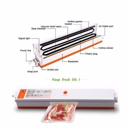 Food Saver Vacuum Sealing Machine + 10 Free Sealing Bags