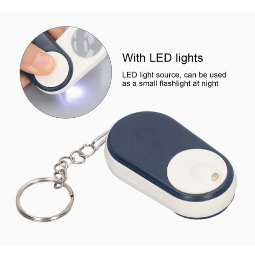 Mini Magnifier Glass With Illuminant Led Light Keychain