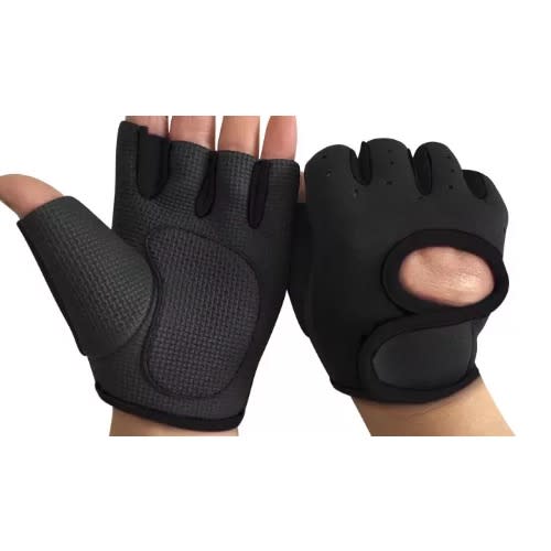 Hand  Grip Gloves - Sport Weightlifting Gloves - Black