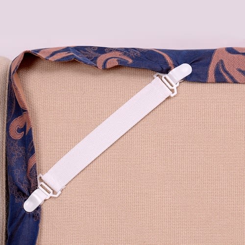4Pcs Bed Sheet And Blanket Elastic Gripper - Non-slip Clip