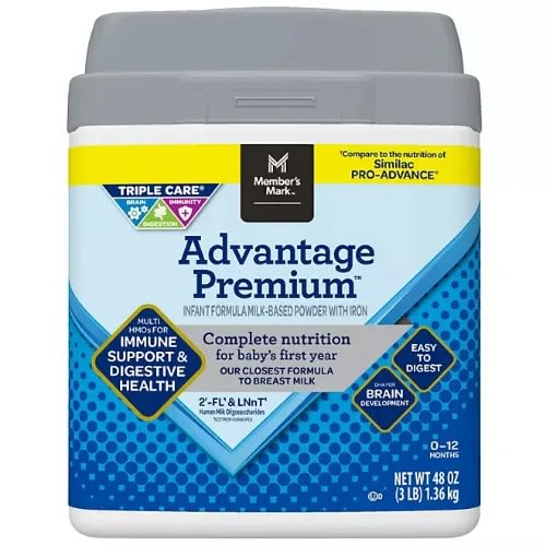 Member's Mark - Advantage Premium Baby Formula - 48oz