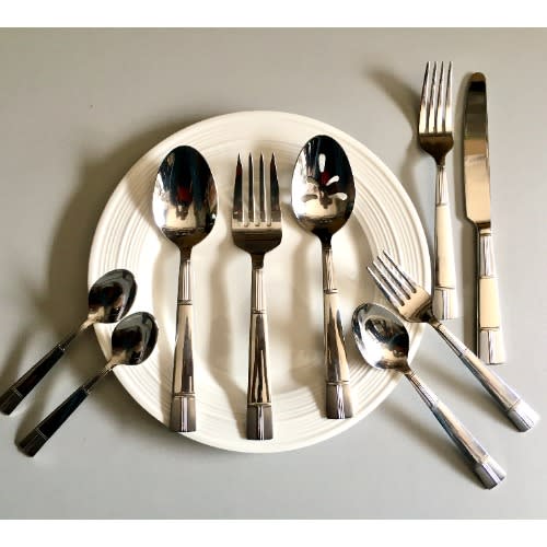 Towle Living Symmetry Frost Flatware Set By Lifetime Brands -52 Pieces