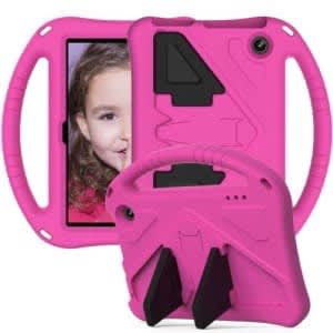 Case For Amazon Fire Hd 7 2022-lightweight Handle Stand Shockproof - Pink