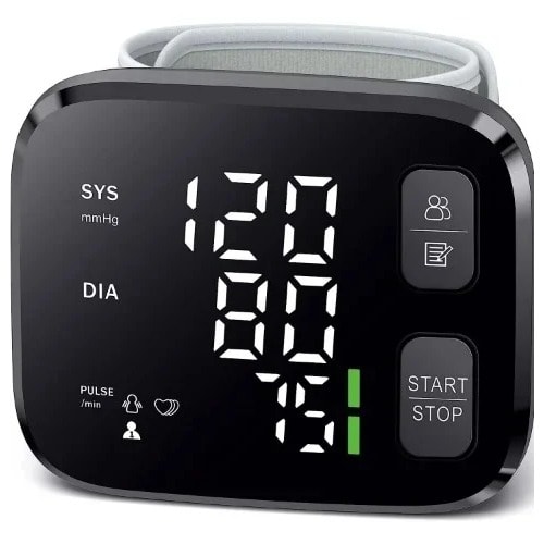 Blood Pressure Monitor - Automatic Wrist Cuff Bp Machine