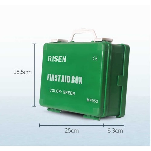Plastic Green First Aid Box