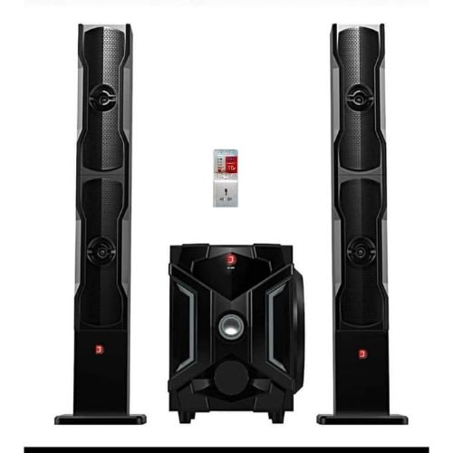 Bluetooth Speaker Dj-669 - 2.1ch + Free Surge