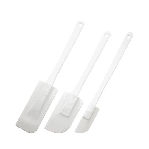 Rubber Spatulas Set - White - 3 Pieces