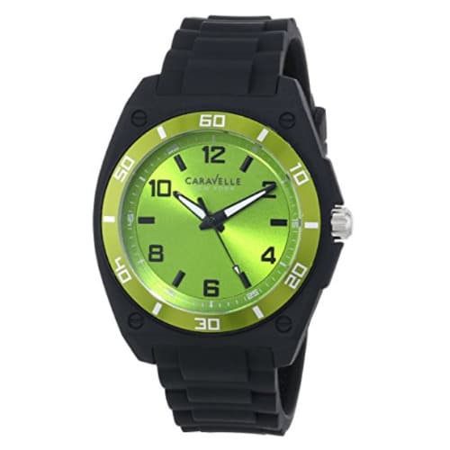 New York Men's 45A113 Analog Display Japanese Quartz Black Watch