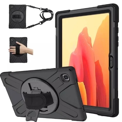 Rugged Cover With Hand Straps For Samsung Galaxy Tab A7 10.4 Inch T500/t505