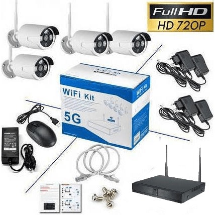4 Way Cctv Wifi Kit With 500GB