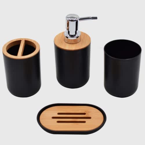4 Pieces Bathroom Accessories Set