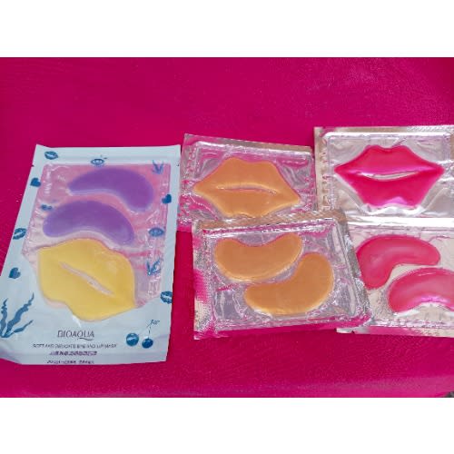 2 in 1 Moisturizing Eye And Lip Mask - 3 Packs