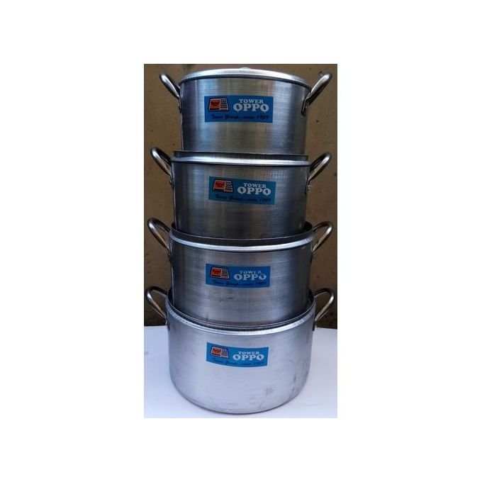Tower 4 Set Of Cooking Pots Cookware