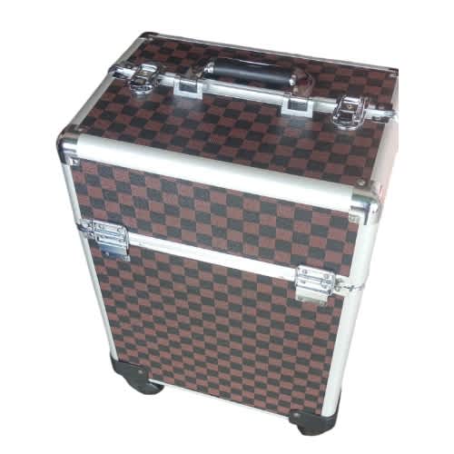 Makeup Box With Trolley - 3 step tray