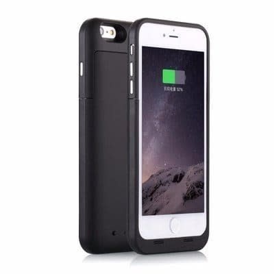 Battery Charger Case For iPhone 8 Plus -5000mAh- Black